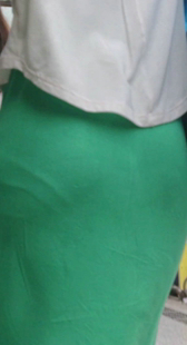 包臀长裙紧内痕