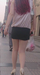 高跟肉丝超短裙就是性感