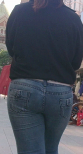 重口味翘臀大屁股牛仔