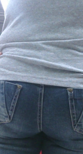 超市超重口味牛仔大屁股