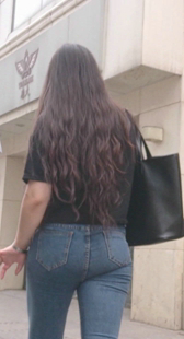 性感大屁股包臀蓝牛少妇