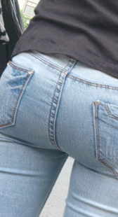 超紧蓝牛深沟少妇