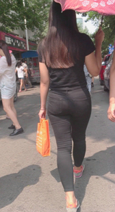 极品黑紧大屁股OL