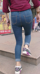 大屁股圆臀蓝牛紧