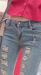 性感牛仔少妇三角区