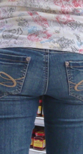 超市圆臀紧牛深内痕