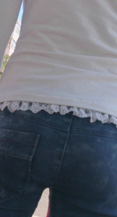 超紧蓝牛翘臀小妹