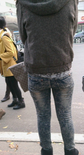 等车紧身黑牛包臀