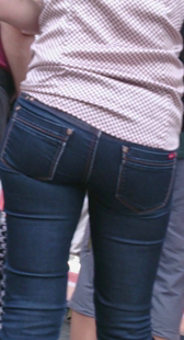 性感蓝牛翘紧臀