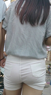 大屁股白裤下垂