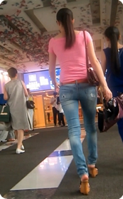 牛仔裤就是要撑起来屁股翘翘的