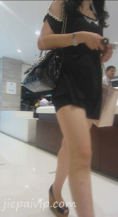 商场高跟大长腿