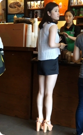 看上去很清纯,骨子里很风搔