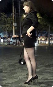 网袜高跟的外国搔妇