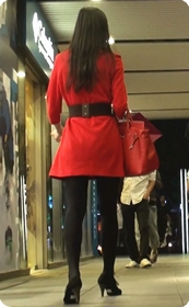 职业范黑丝美女