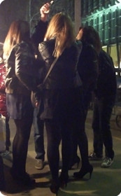 街拍细高跟黑丝