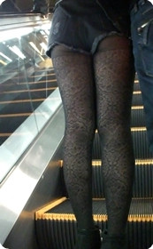 性感黑丝包臀热裤