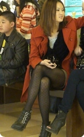 黑丝网格丝袜,好想摸一摸