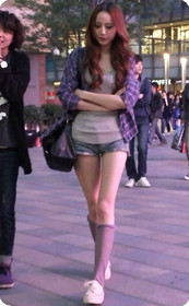 长腿美女,狐狸一样的女人