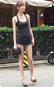 牛仔美臀好身材