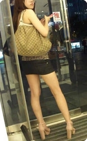 粗高跟长腿少妇