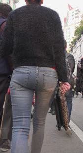 超级圆臀牛仔小少妇