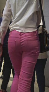 极品高挑长腿高跟OL走路内痕超紧