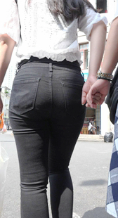 黑牛仔重口味肥臀少妇