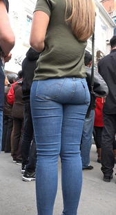 牛仔细腰翘臀洋妞你行你来