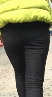 超紧打底裤妈咪