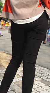 高挑打底裤超紧内痕