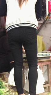 菜场市大屁股打底裤