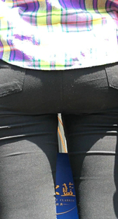 打底裤宽大熟女臀战斗力强