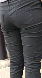 黑打底裤肥臀重口味