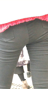 包臀打底裤少妇身材变形