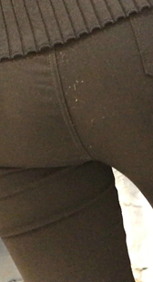 饱满打底裤宽臀少妇