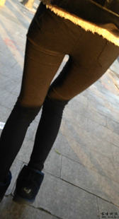 【xiao04】芳芳美女黑色打底裤视频超长跟拍