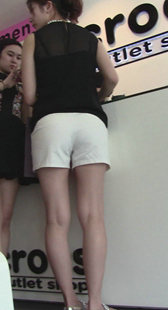 性感白热裤美内痕少妇