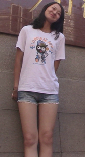 性感热裤靓丽美女