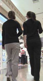 商场性感西裤制服少妇