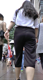 性感七分西裤美少妇