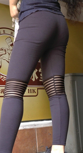 大翘臀健美裤和老外有得拼