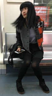 黑色丝袜长发小妹