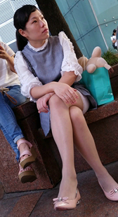 肉丝粉红高跟MM