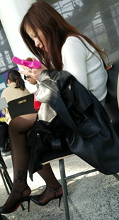 绝美黑丝高跟极品美女