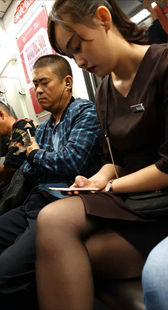 制服包臀裙OL漂亮美女