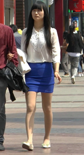 包臀肉丝长腿少女