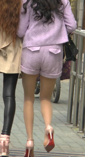 性感肉丝美腿高跟美少妇