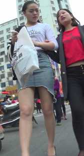 极品牛仔裙小妹