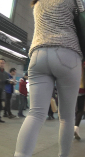 超紧包臀腰细屁股大